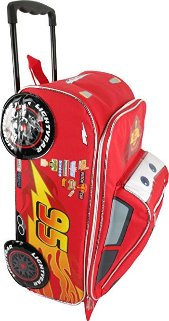 disney lightning mcqueen rolling luggage