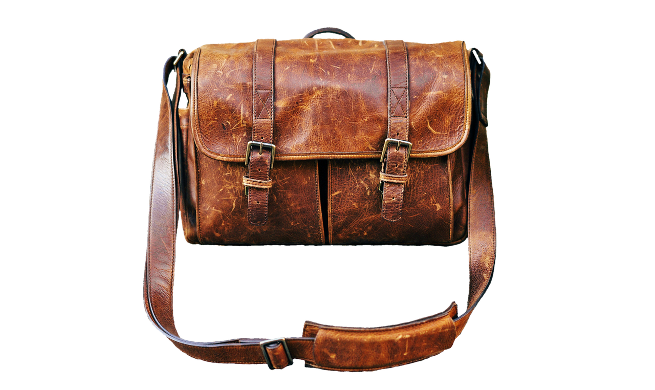 Real Leather Briefcase For Men Shoulder Bag14" Laptop Handbag Attache Satchel