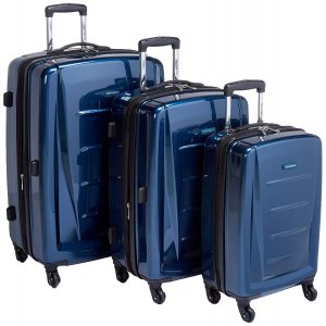 Samsonite Winfield 2 3PC Hardside Luggage Set, Deep Blue