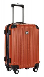 Travelers Club 20 Cup and Phone Holder Expandable Spinner Carry-On Luggage