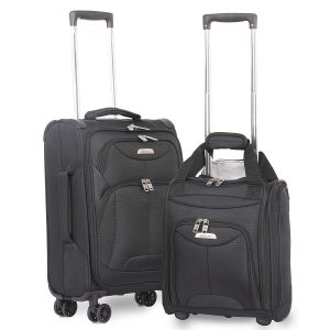 Aerolite 21” Inch Carry On Lightweight 4 Wheel Spinner Suitcase