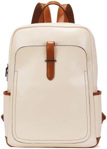 cream backpack